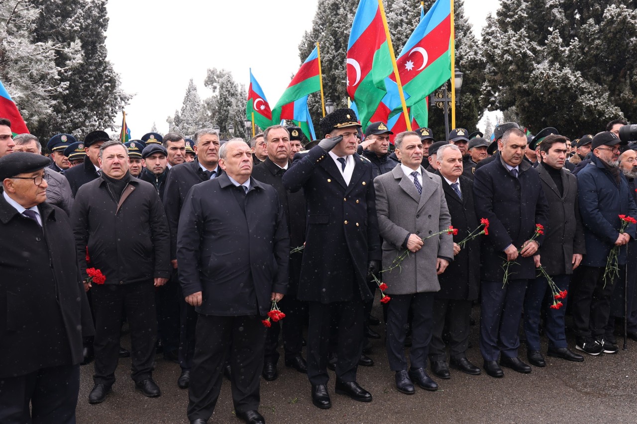 Gəncədə 20 Yanvarla bağlı ümumşəhər tədbiri keçirilib - FOTOLAR