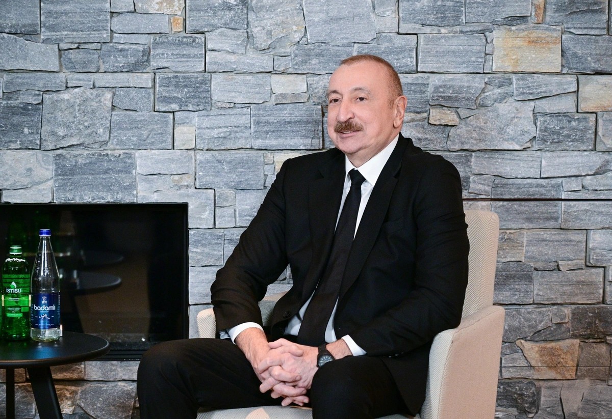 İlham Əliyev Davosda görüş keçirdi - FOTOLAR