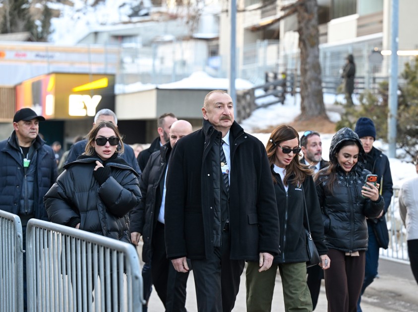 Prezident və ailə üzvləri panel iclasında - FOTOLAR