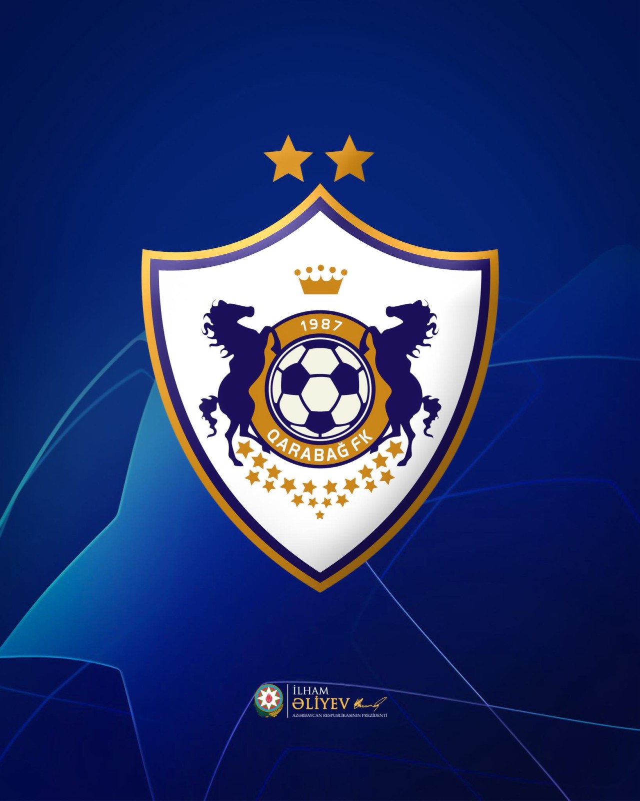 ""Qarabağ"ın qələbə yolunu kəsməyə çalışırlar" - Prezidentdən qələbə paylaşımı (FOTO)