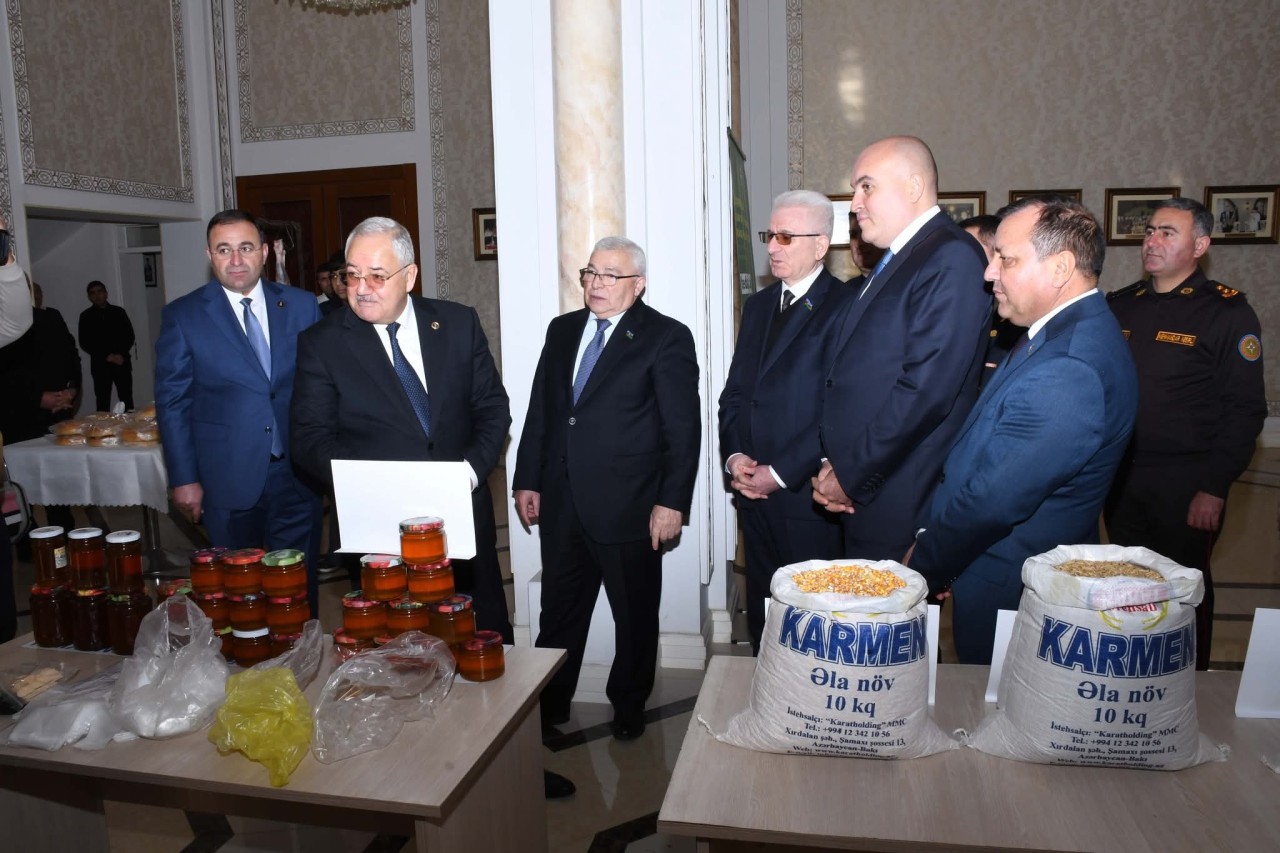 Ağdamda hesabat yığıncağı keçirilib - FOTOLAR