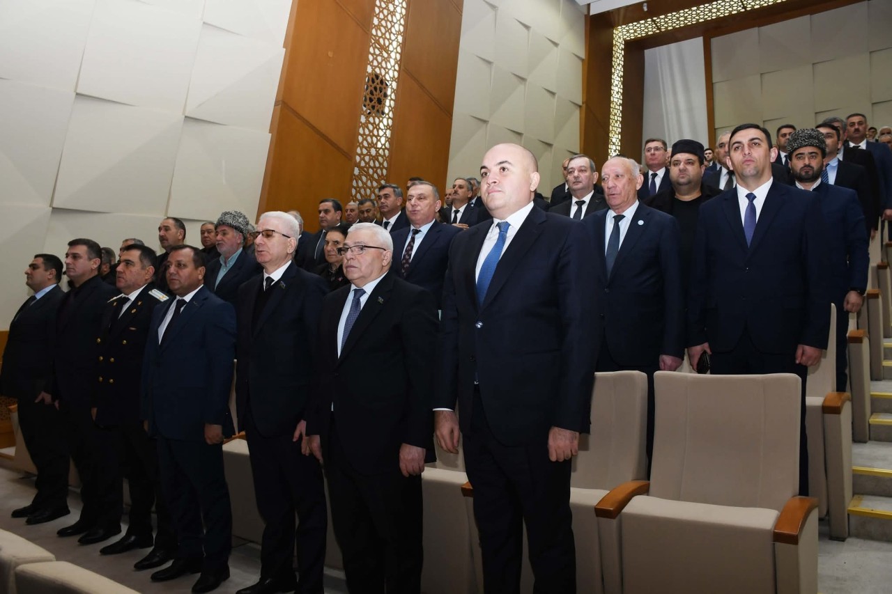 Ağdamda hesabat yığıncağı keçirilib - FOTOLAR