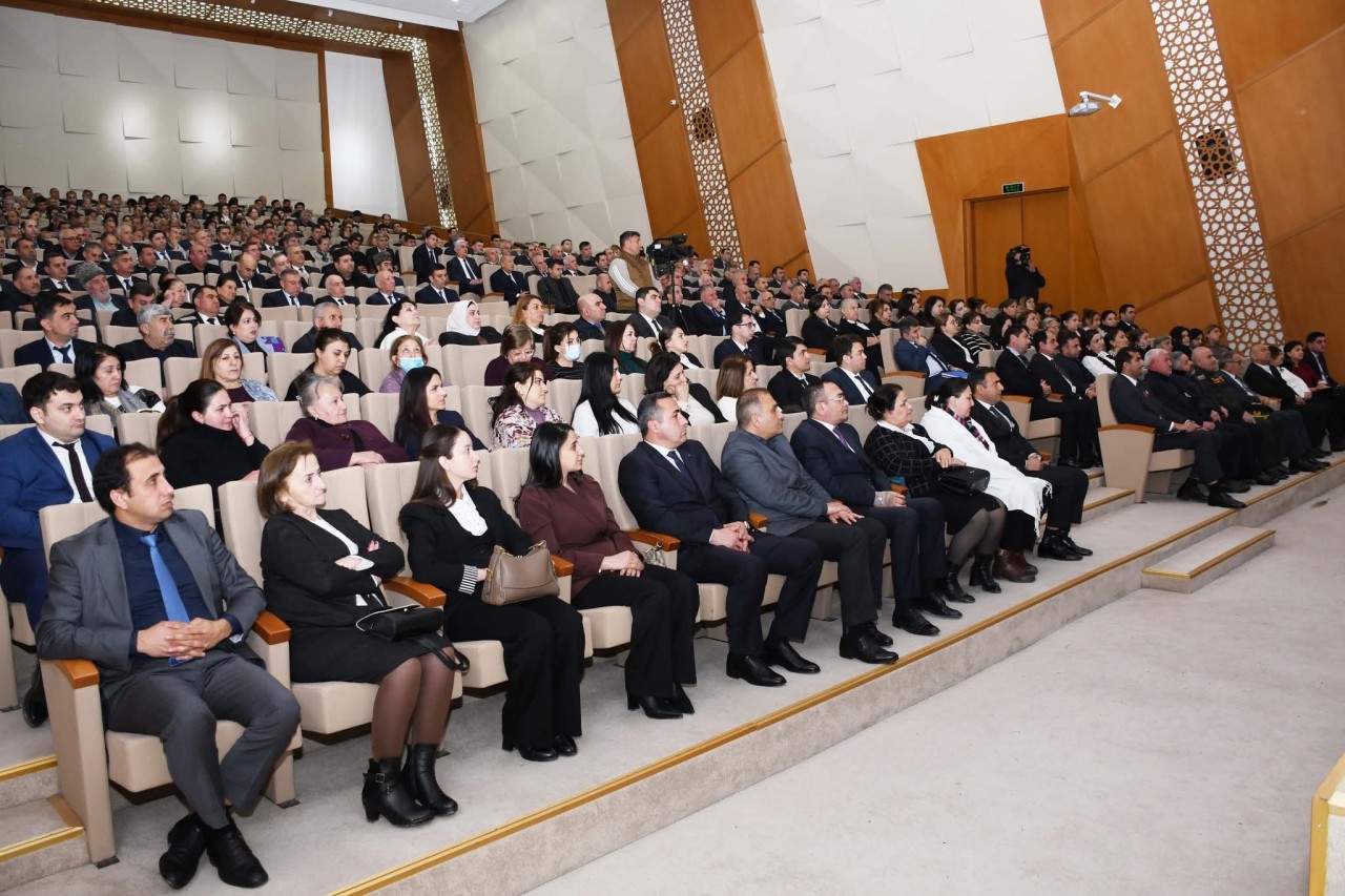 Ağdamda hesabat yığıncağı keçirilib - FOTOLAR