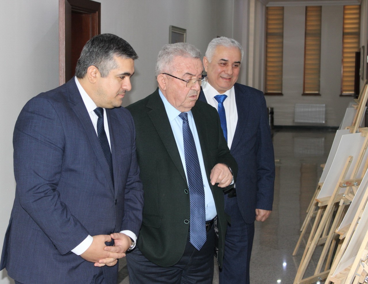 YAP Nizami rayon təşkilatında “Heydər Əliyev Məktəbi”nin açılışı olub - FOTOLAR