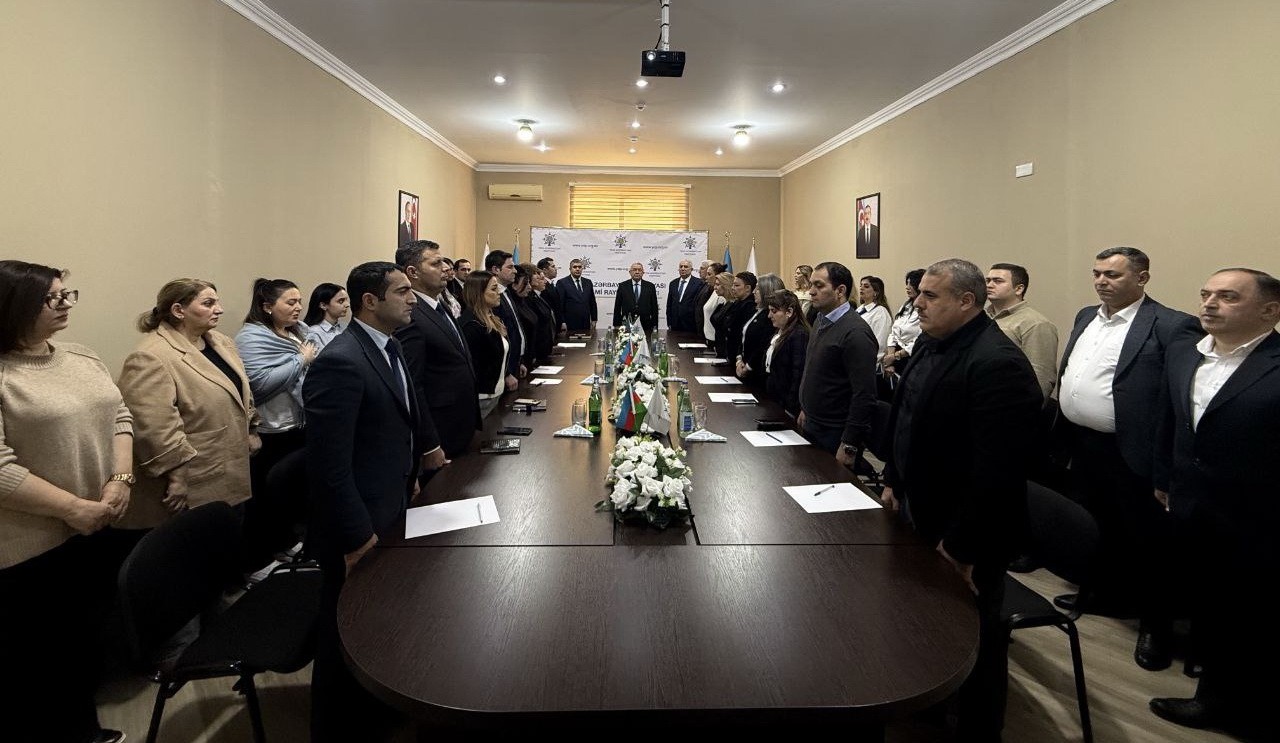 YAP Nizami rayon təşkilatında “Heydər Əliyev Məktəbi”nin açılışı olub - FOTOLAR