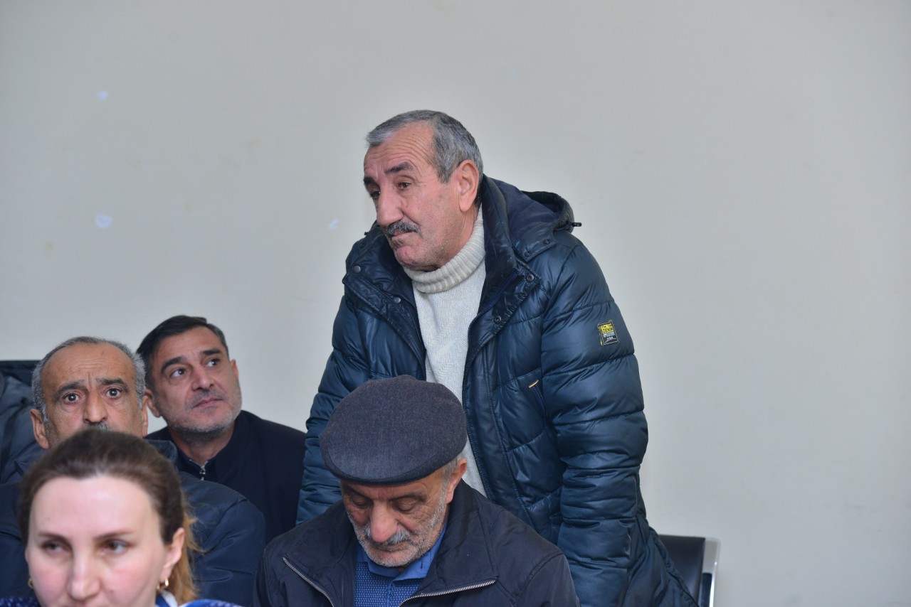 Süleyman Mikayılov qəsəbə sakinləri ilə görüşdü - FOTOLAR