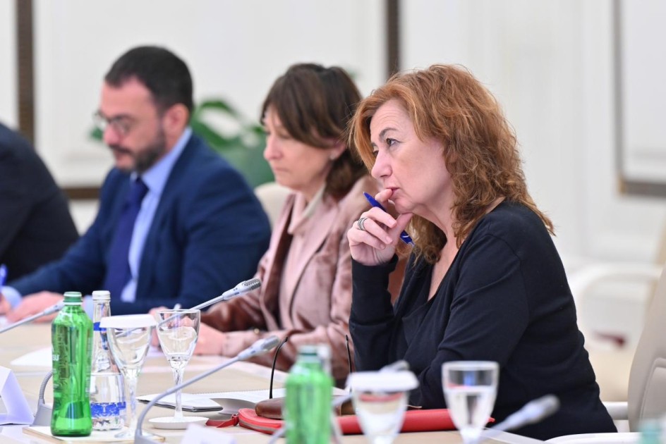 Sahibə Qafarova ispaniyalı həmkarı ilə görüşdü - FOTOLAR