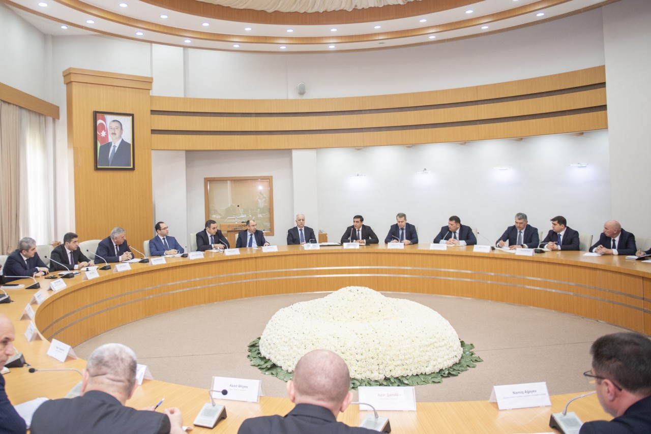 Nazir qəhvəyi mərmər bağacığına qarşı mübarizə tədbirlərini müzakirə etdi - FOTOLAR