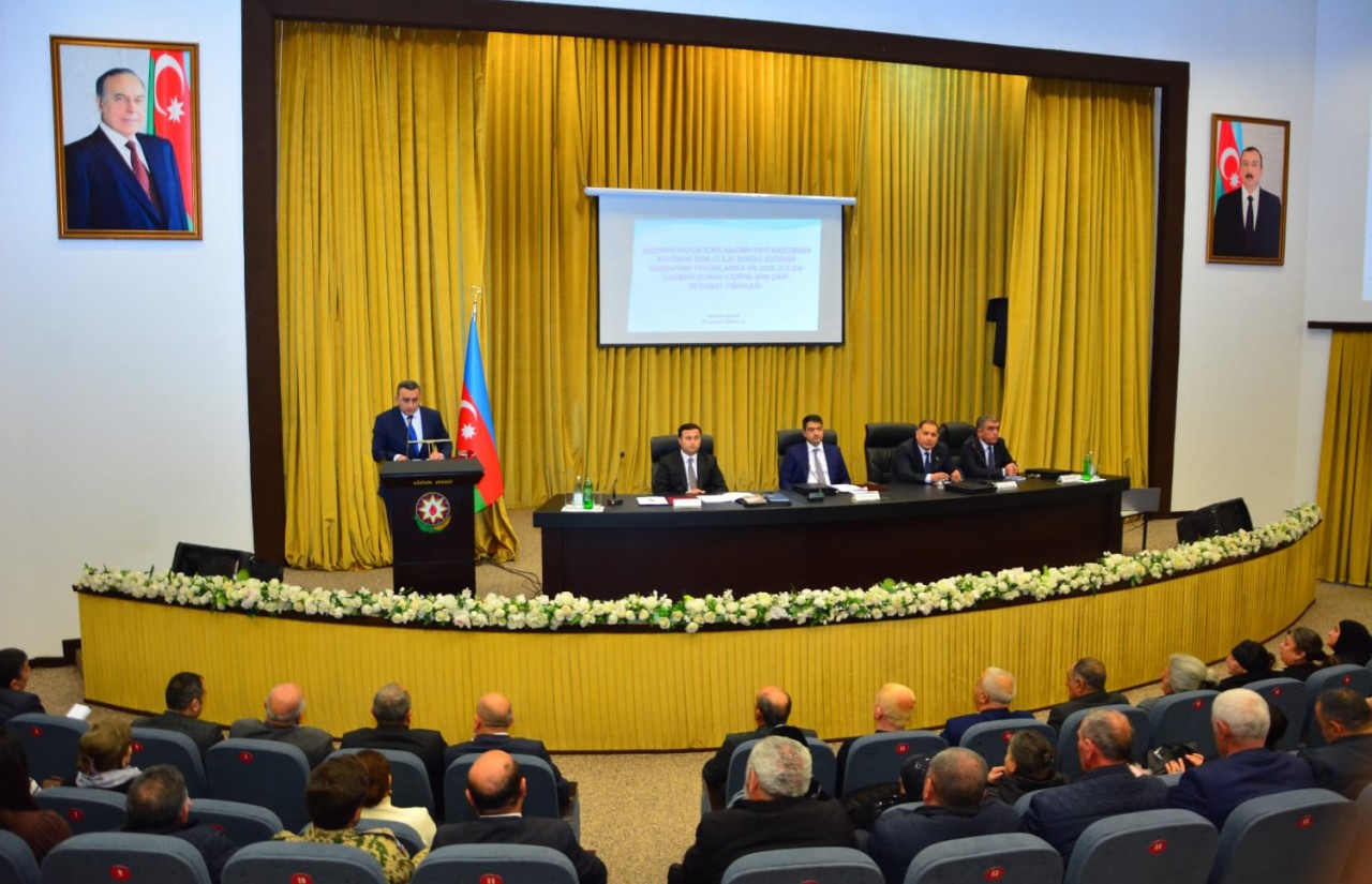 Ağstafa RİH-də hesabat yığıncağı keçirildi - FOTOLAR