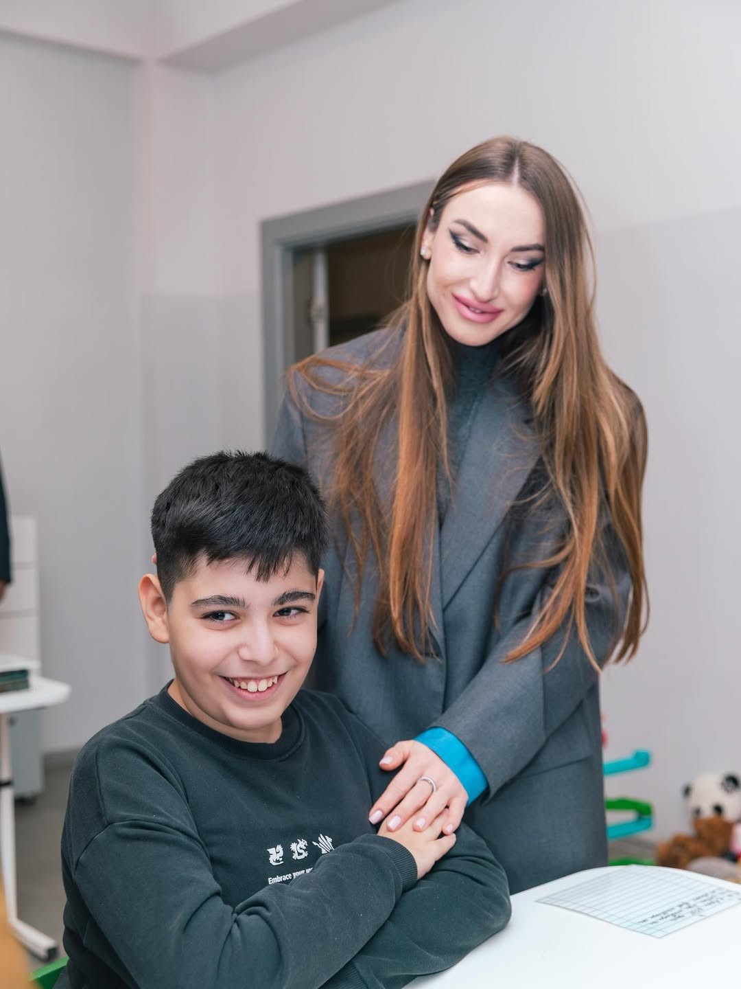 Alena Əliyeva Autizm Mərkəzində - FOTOLAR