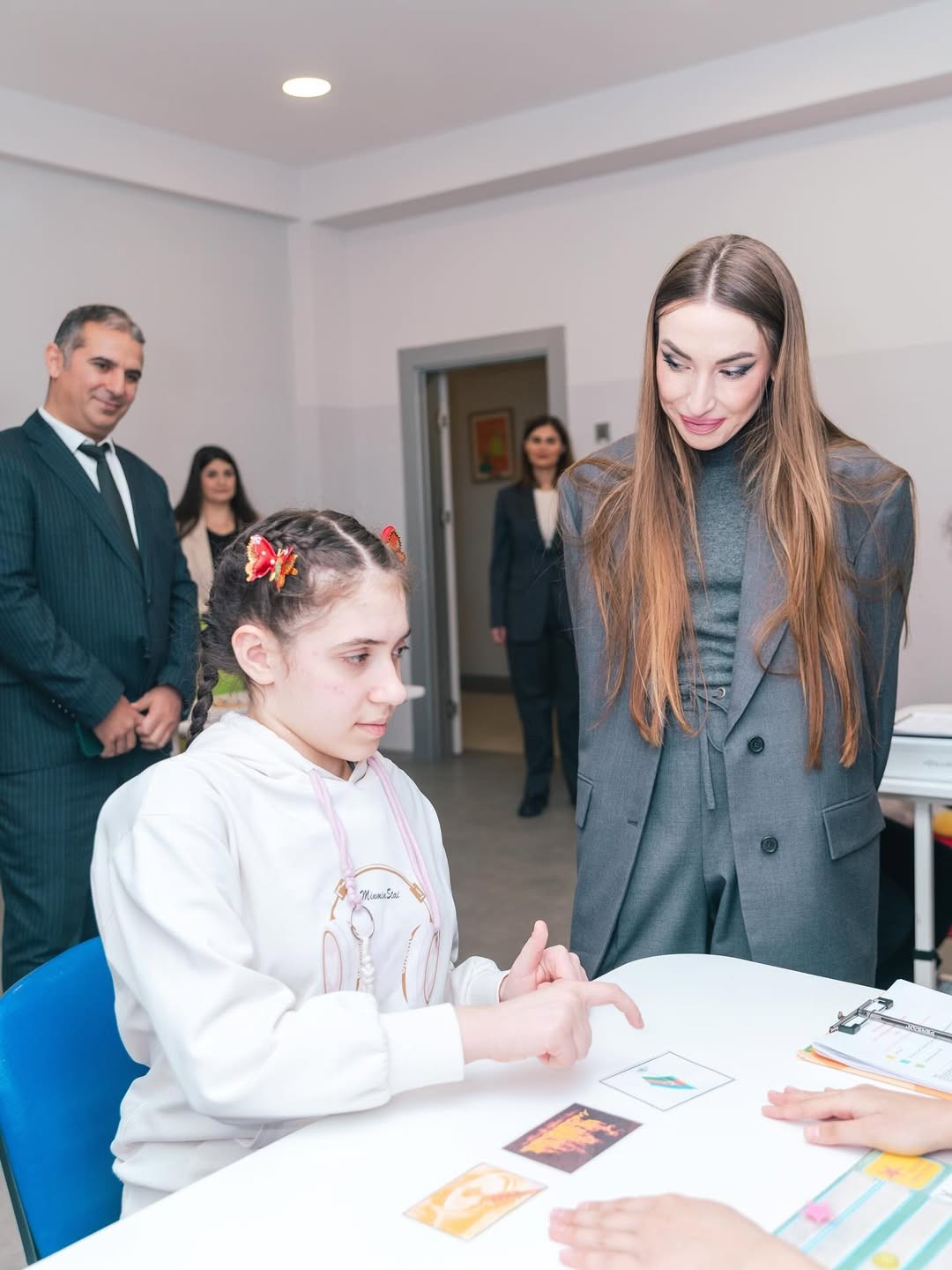 Alena Əliyeva Autizm Mərkəzində - FOTOLAR