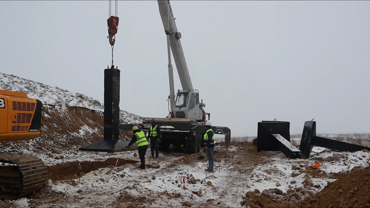 “Zəngəzur” elektrik ötürmə xəttinin çəkilməsinə başlanılıb - FOTO/VİDEO