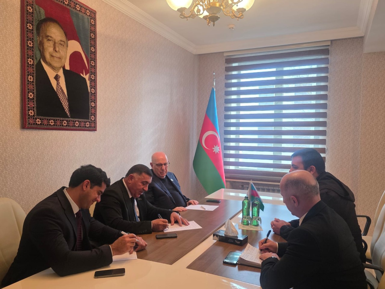 Əhliman Əmiraslanov Sabirabadda seçicilərini qəbul edib - FOTOLAR