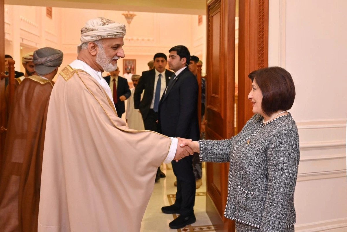 Sahibə Qafarova Oman Sultanlığı Dövlət Şurasının sədri ilə görüşdü - FOTOLAR
