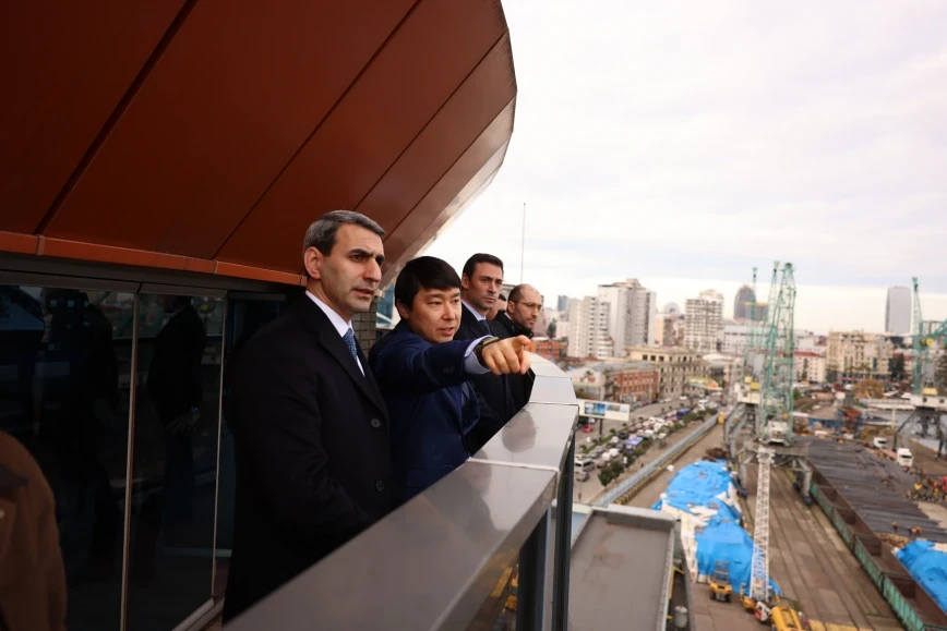 Rövşən Rüstəmov “PACE Group”un və Batumi Dəniz Limanının rəhbərlikləri ilə görüşdü - FOTOLAR