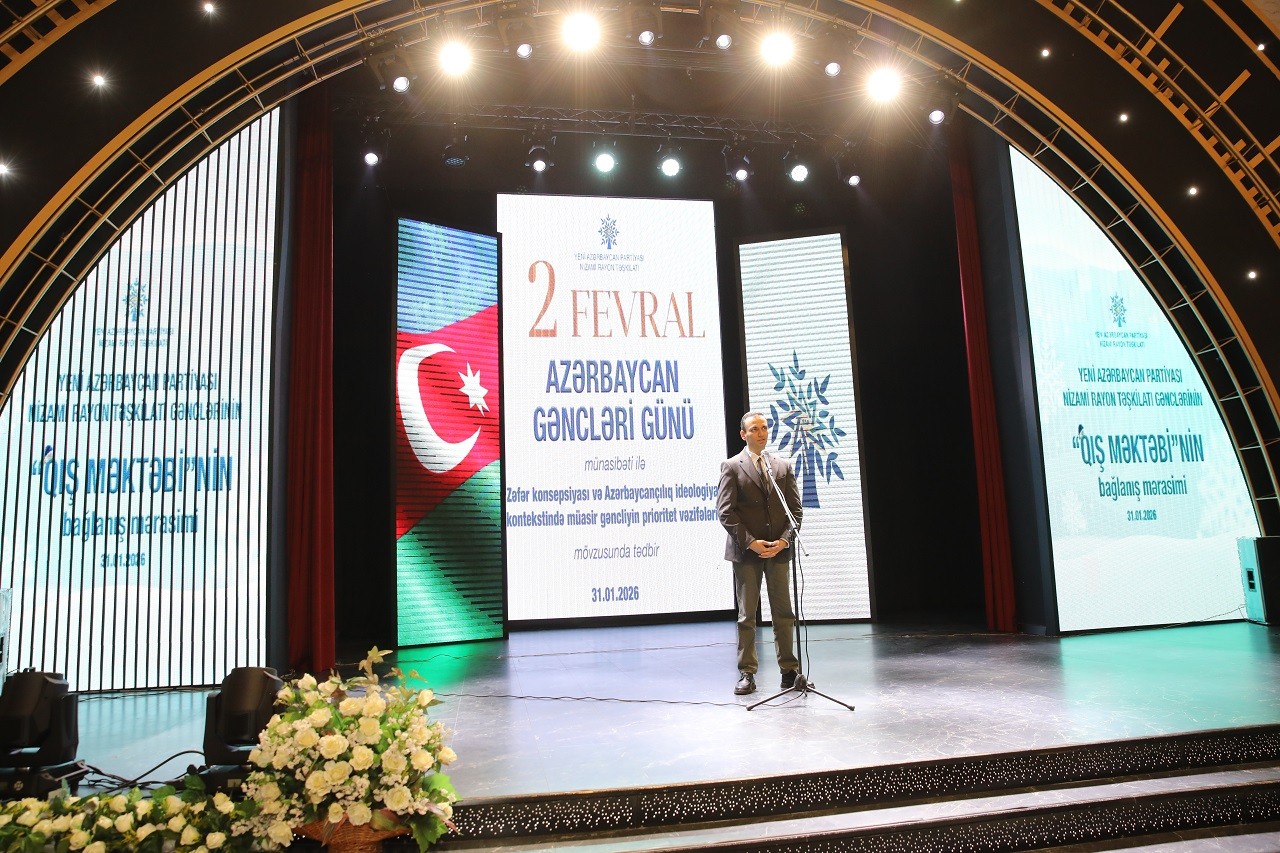 YAP Nizami rayon təşkilatı Gənclər Gününü qeyd etdi - FOTOLAR