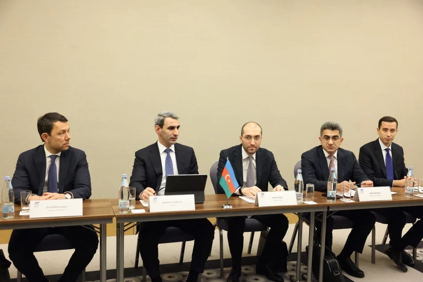 ADY sədri gürcüstanlı həmkarı ilə görüşdü - FOTOLAR