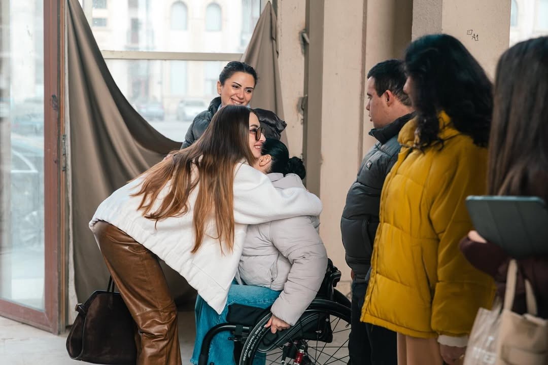 Prezidentin gəlini Atletlər kəndində - Fotolar