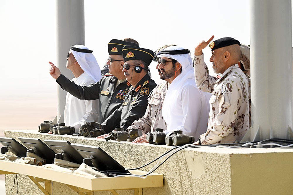 Azərbaycan və BƏƏ arasında hərbi əməkdaşlıq müzakirə olundu - FOTOLAR