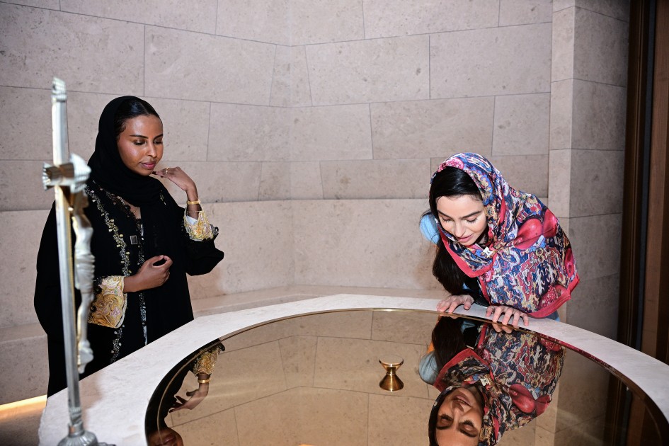 Leyla Əliyeva Luvr Əbu-Dabi muzeyində - FOTOLAR