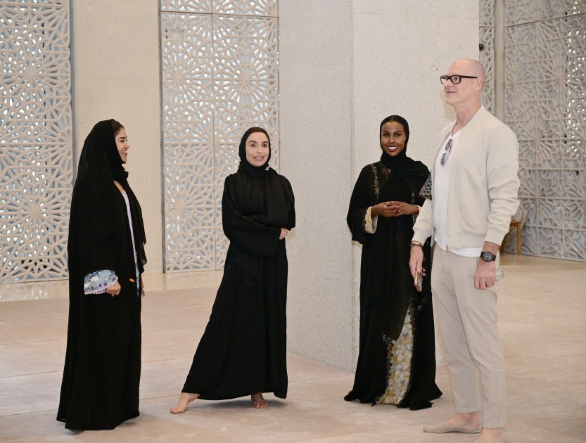 Leyla Əliyeva Luvr Əbu-Dabi muzeyində - FOTOLAR