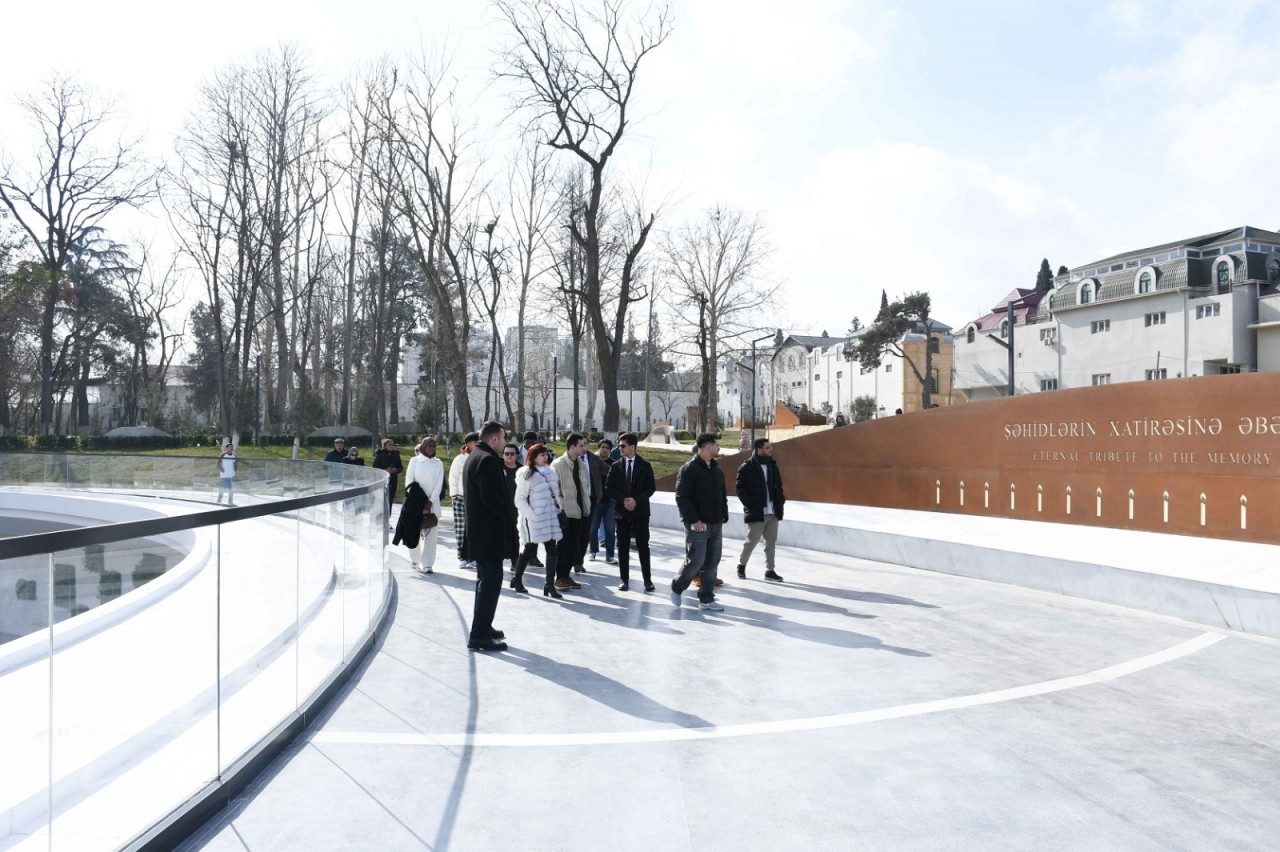 20 ölkəni təmsil edən əcnəbi tələbələr ADAU-da olublar - FOTOLAR