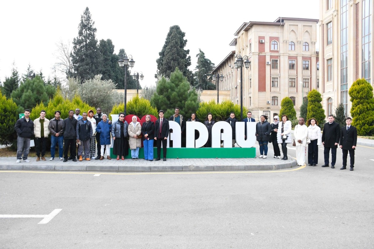 20 ölkəni təmsil edən əcnəbi tələbələr ADAU-da olublar - FOTOLAR