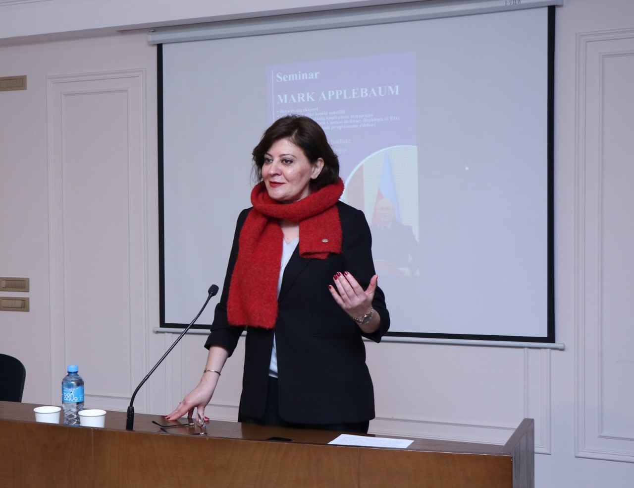 Mark Applebaum AzMİU-da süni intellekt mövzusunda elmi seminarla çıxış edib - FOTOLAR