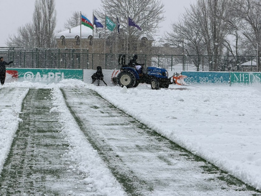 “Şamaxı” - “Qarabağ” oyunu təxirə salına bilər - FOTOLAR