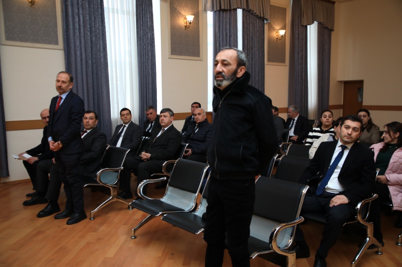 İcra başçısı Niyazi Bayramov səyyar görüş keçirdi - FOTOLAR