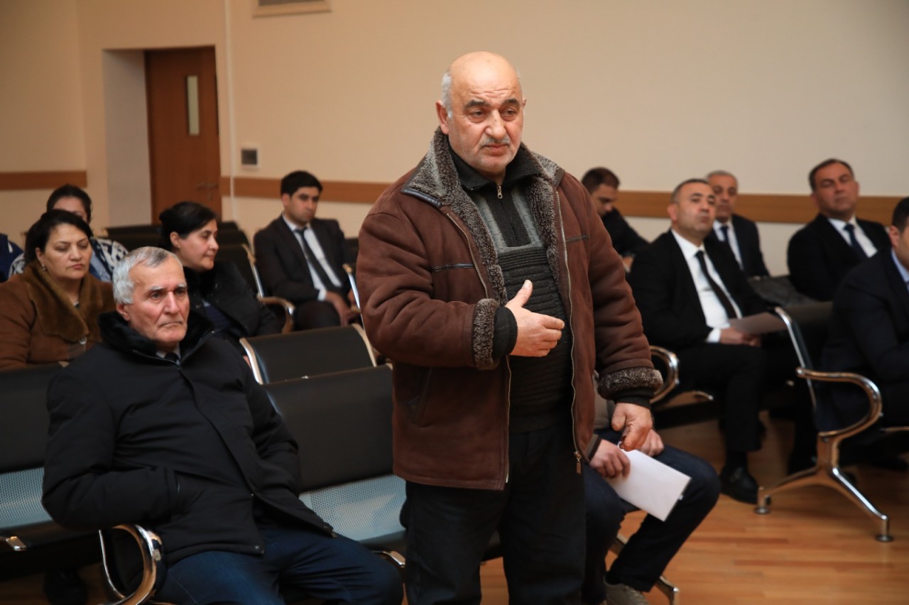 İcra başçısı Niyazi Bayramov səyyar görüş keçirdi - FOTOLAR