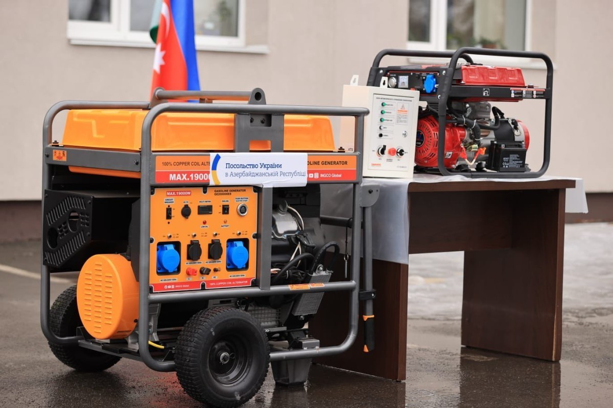 Azərbaycandan Ukraynaya generatorlar göndərildi - FOTO