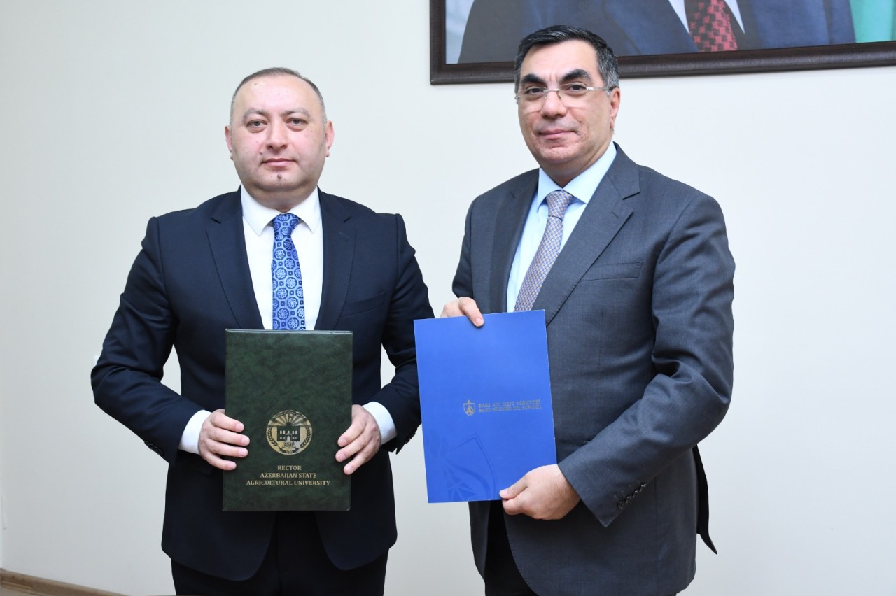 BANM ilə ADAU arasında memorandum imzalanıb - FOTOLAR