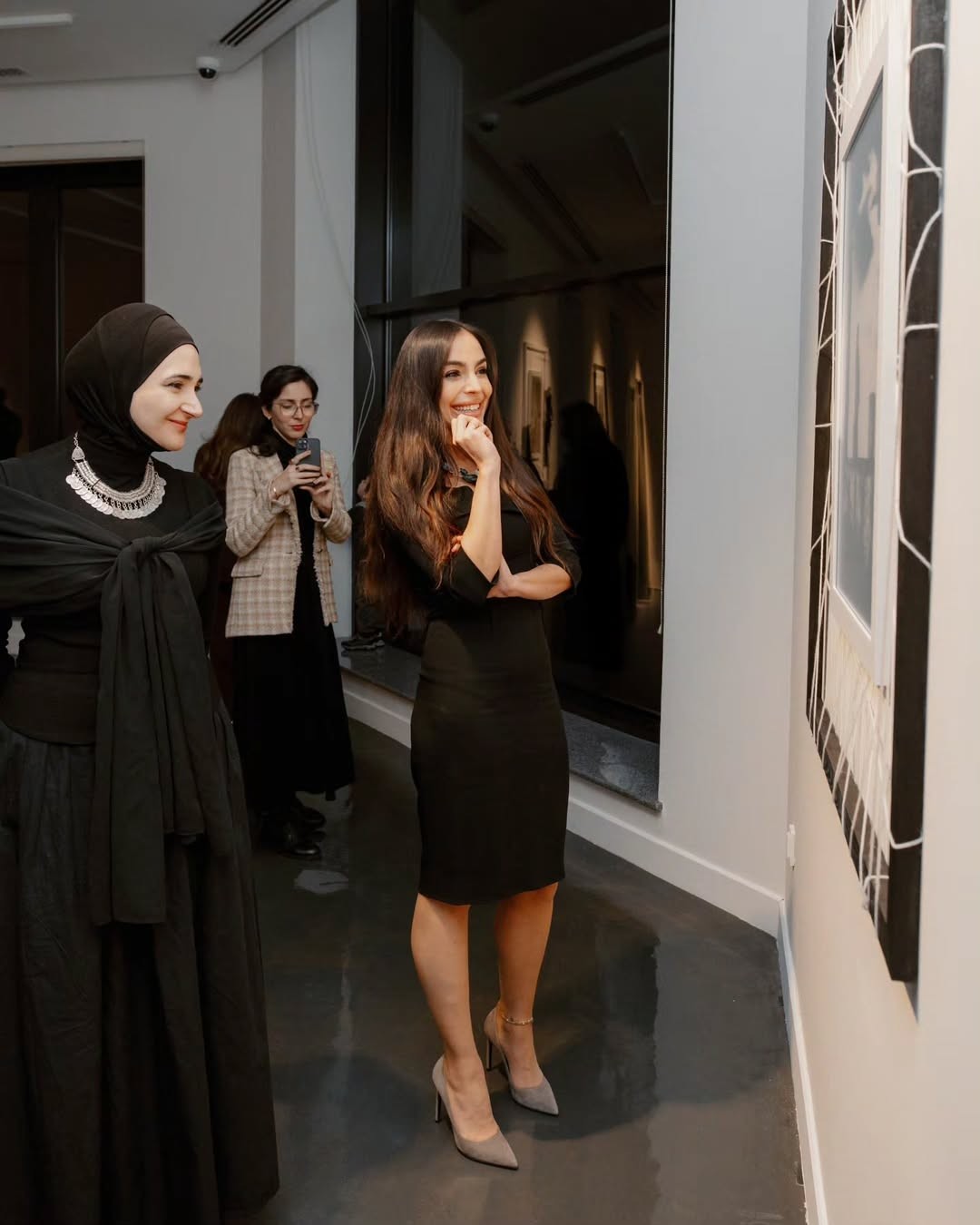 Leyla Əliyeva "Sinxronizasiya" sərgisində - FOTOLAR