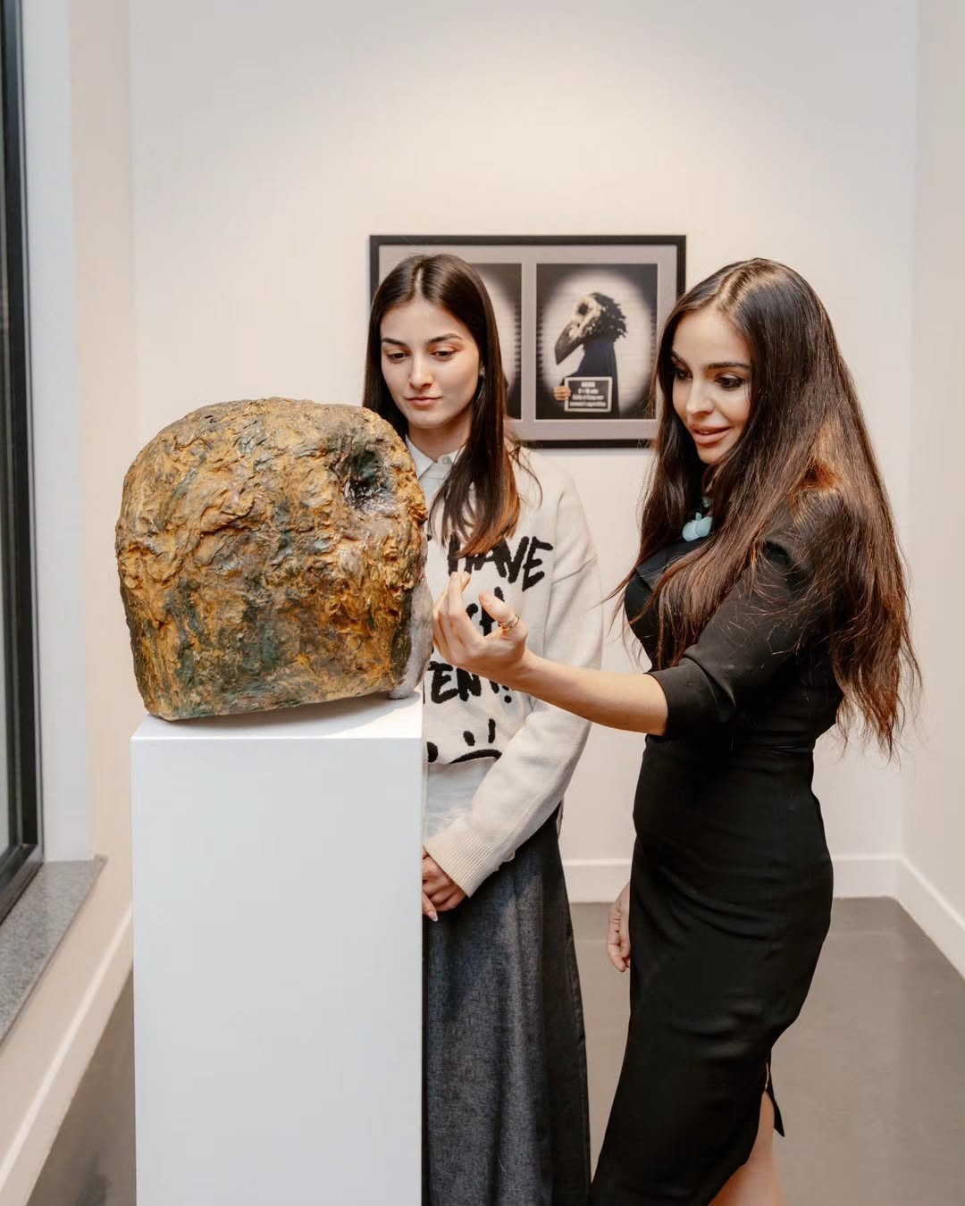 Leyla Əliyeva "Sinxronizasiya" sərgisində - FOTOLAR