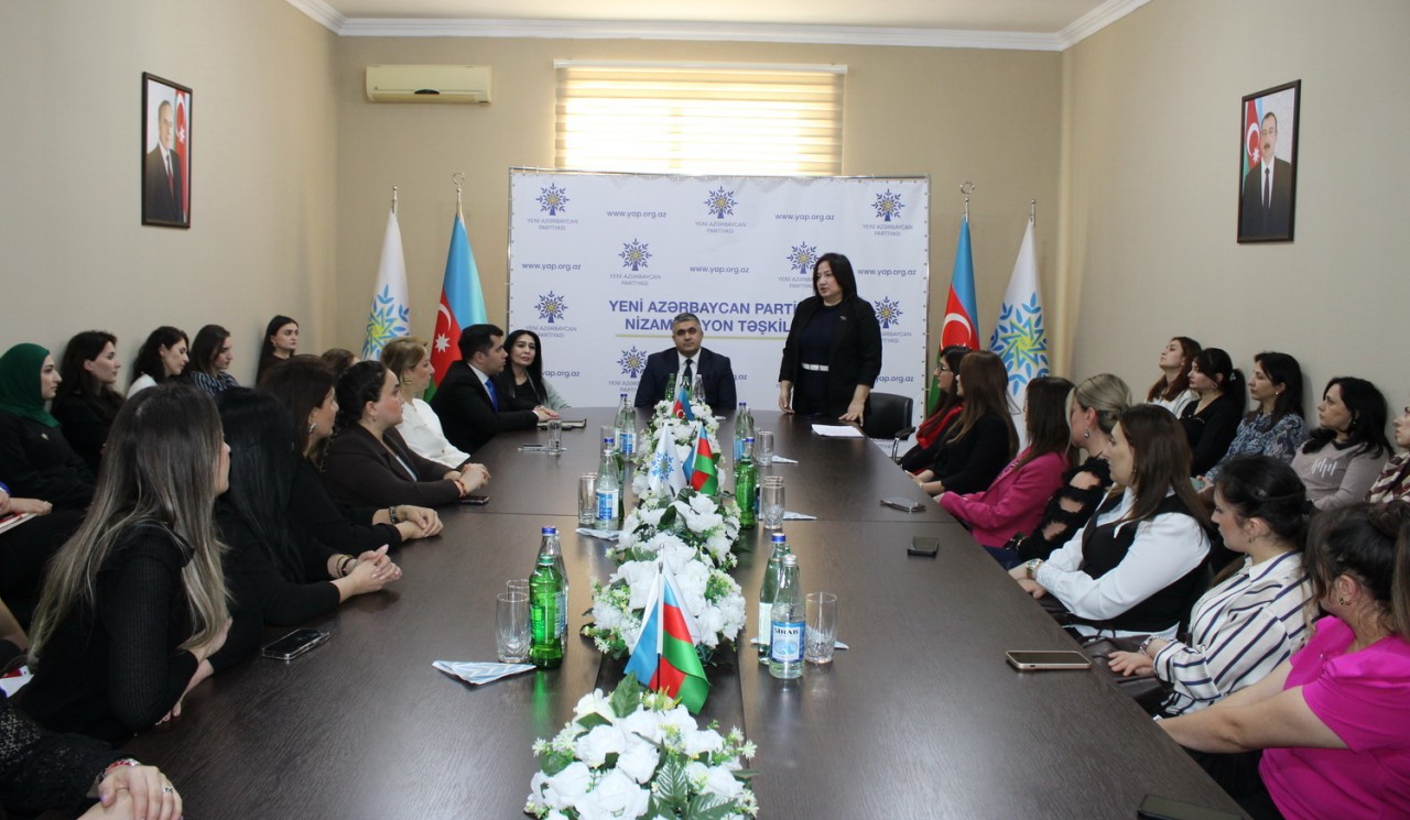 YAP Nizami rayon təşkilatı tədbir keçirdi - FOTOLAR