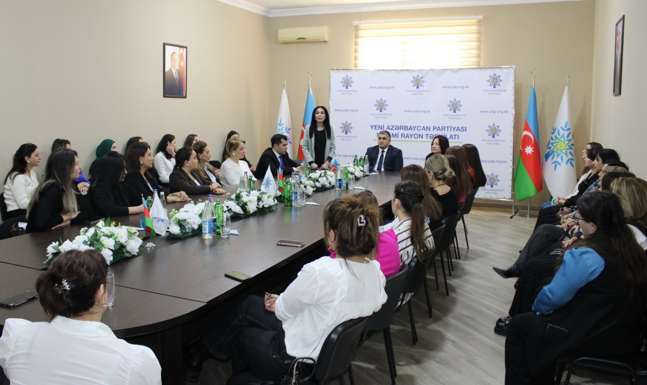 YAP Nizami rayon təşkilatı tədbir keçirdi - FOTOLAR