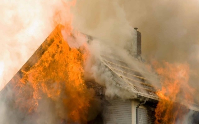 Gəncədə tövlə yandı, ev quşları tələf oldu