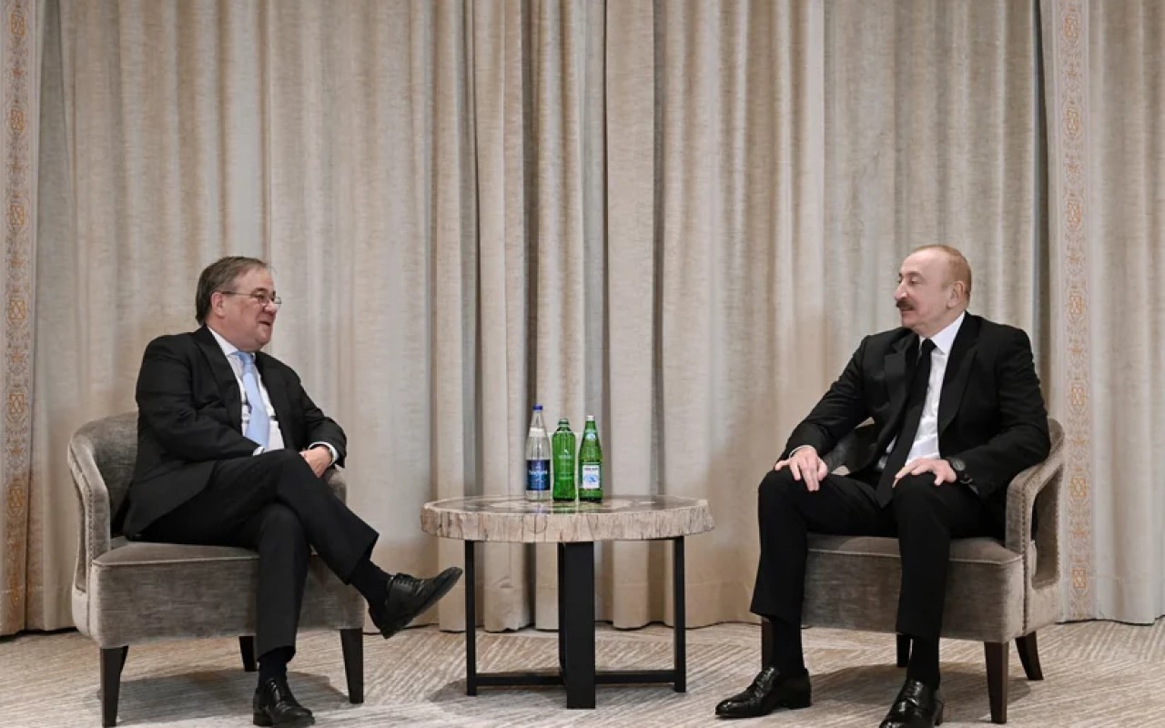 Prezident Bundestaqın xarici siyasət komitəsinin sədri ilə görüşdü