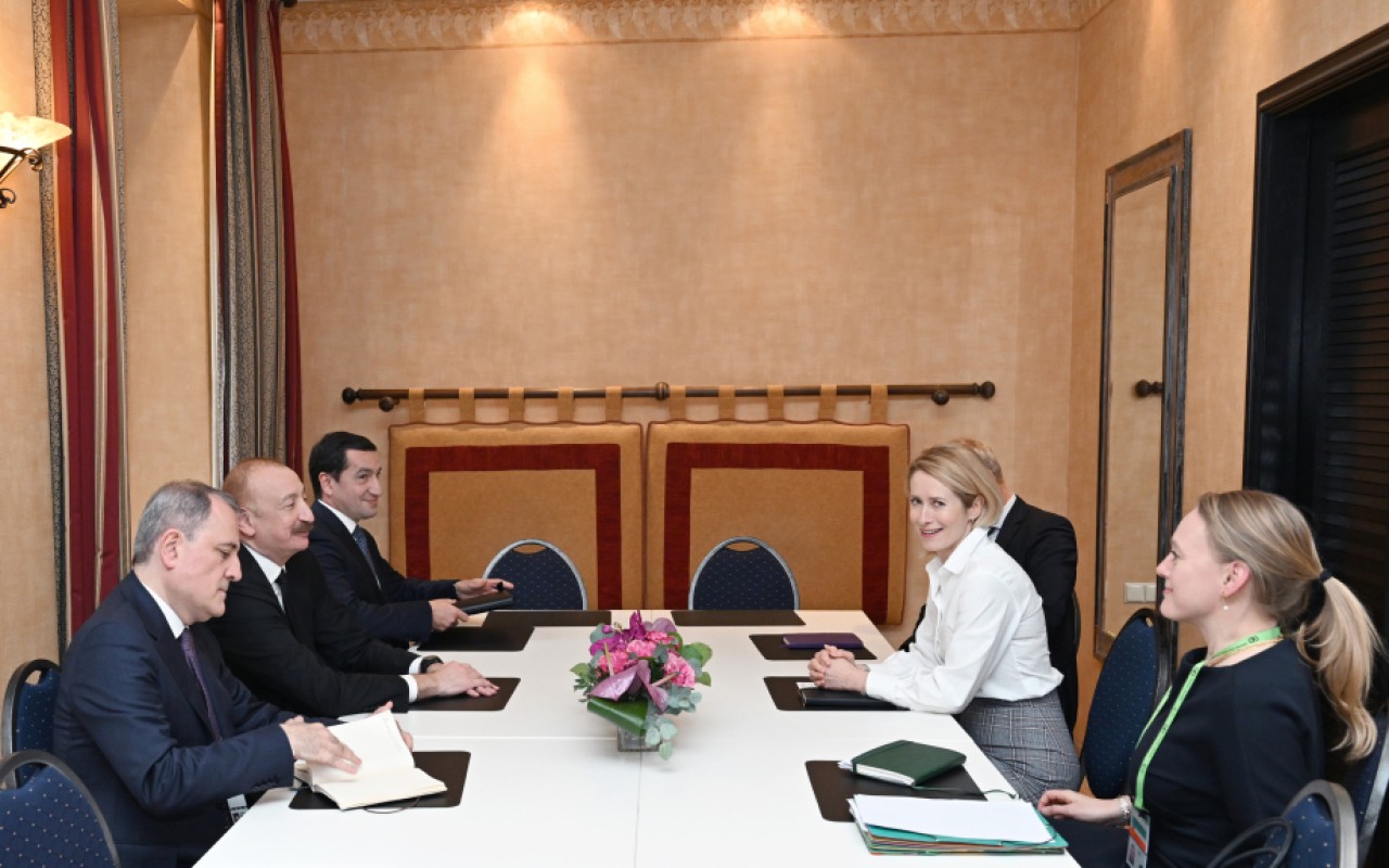 Prezident Münxendə Kaya Kallas ilə görüşüb -FOTO (YENİLƏNİB)