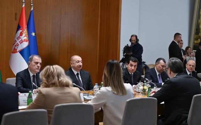 Azərbaycan-Serbiya sənədləri mübadilə olunur