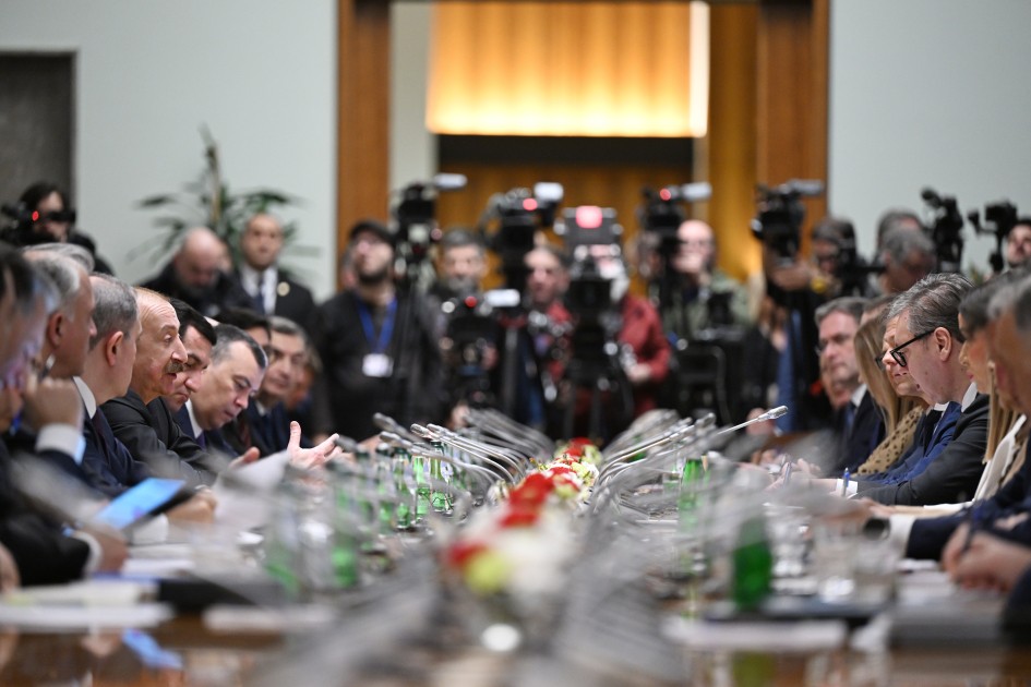 Azərbaycan və Serbiya arasında Strateji Tərəfdaşlıq Şurasının 1-ci iclası keçirildi - FOTOLAR (YENİLƏNİB)