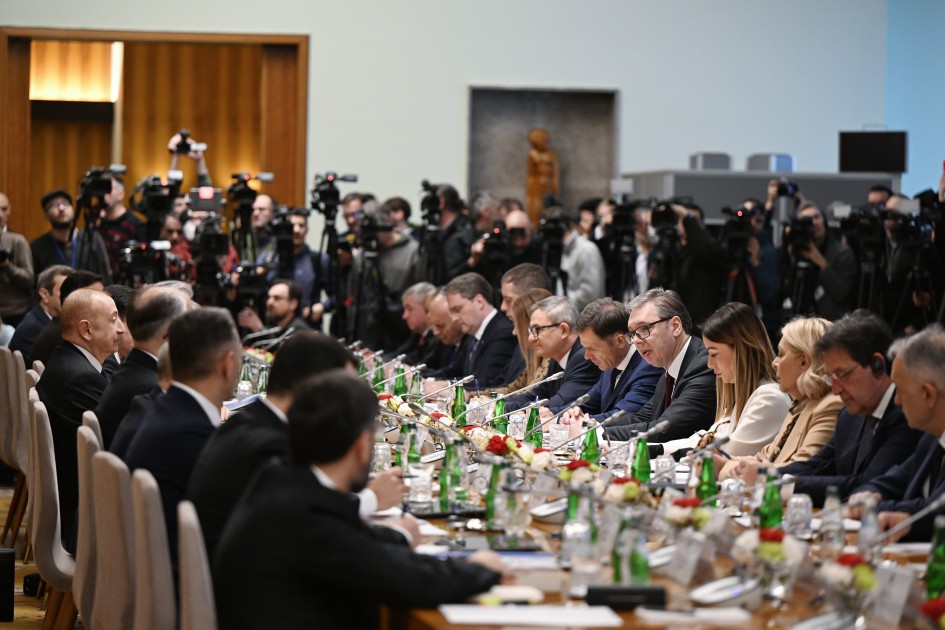 Azərbaycan və Serbiya arasında Strateji Tərəfdaşlıq Şurasının 1-ci iclası keçirildi - FOTOLAR (YENİLƏNİB)