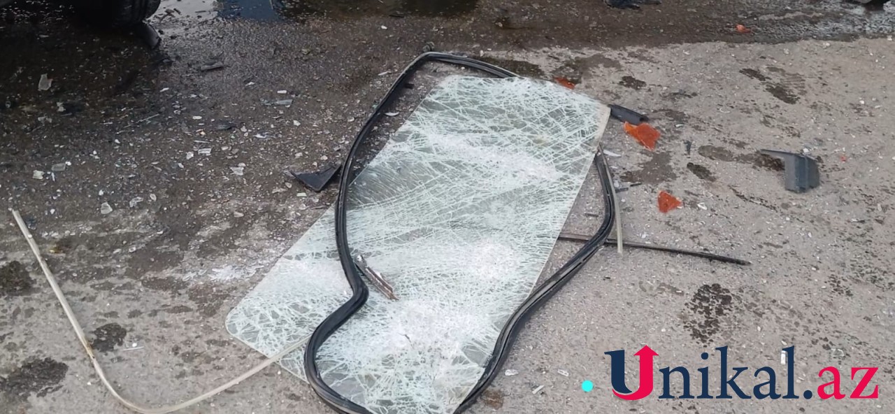 "07" ilə yük maşını toqquşdu, xəsarət alan var - FOTOLAR