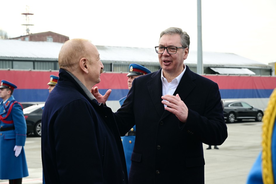 İlham Əliyevin Serbiyaya səfəri başa çatdı - FOTOLAR