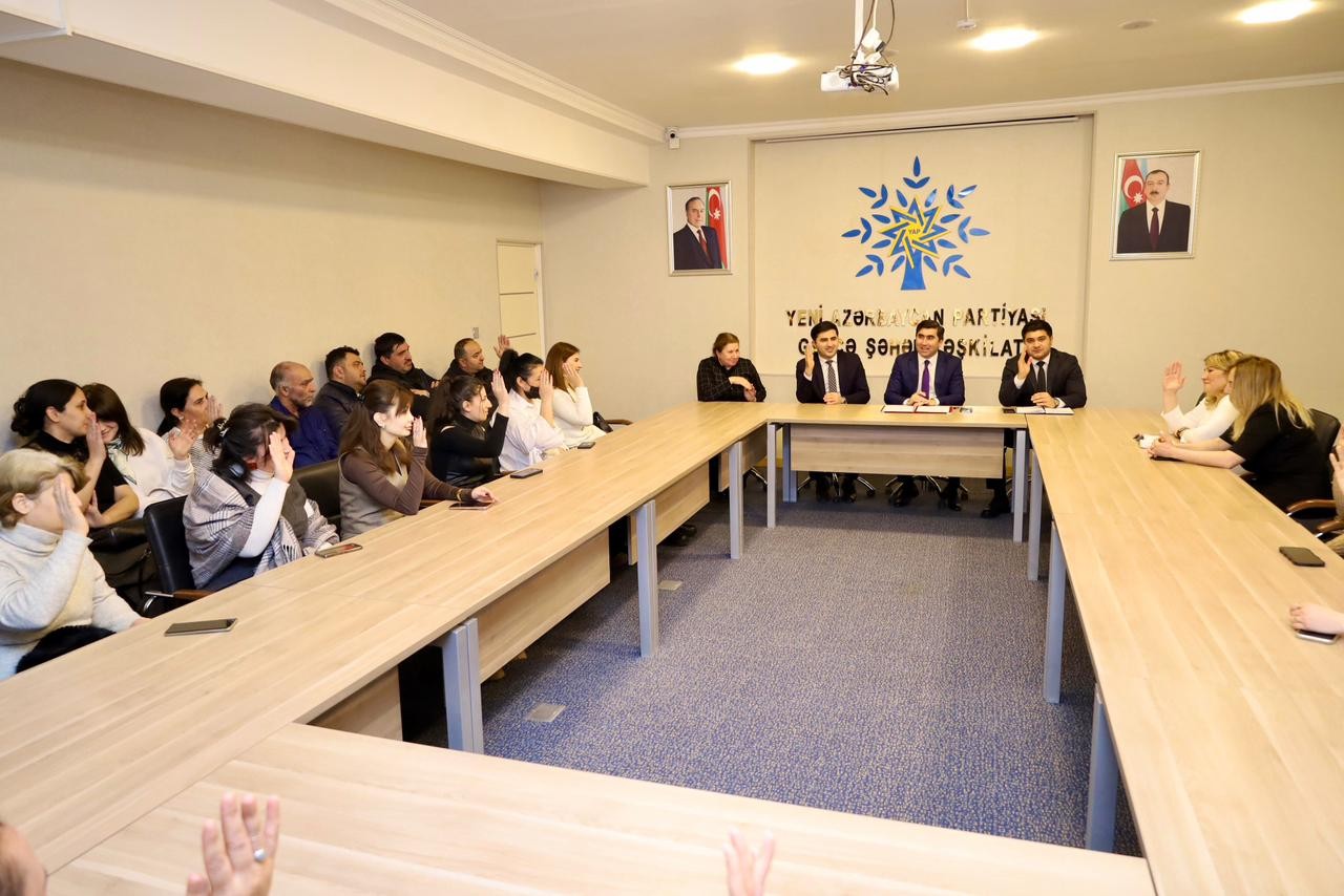 YAP Gəncə şəhər təşkilatı tədbir keçirdi - FOTOLAR