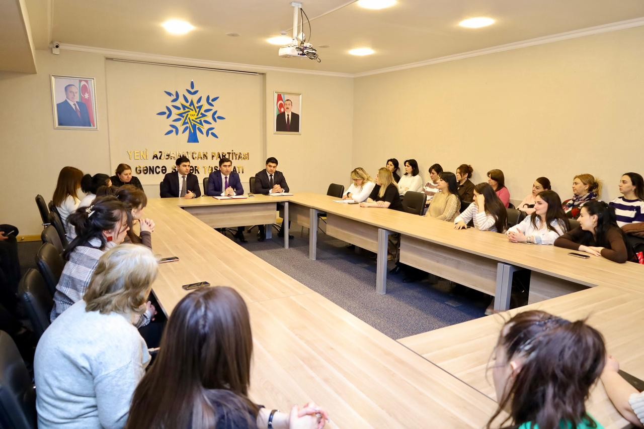 YAP Gəncə şəhər təşkilatı tədbir keçirdi - FOTOLAR