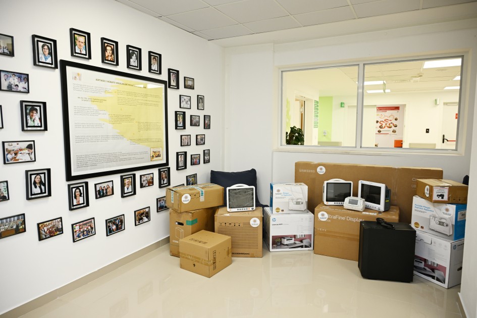 Leyla Əliyeva Tiranada Universitet Xəstəxana Mərkəzini ziyarət etdi - FOTOLAR