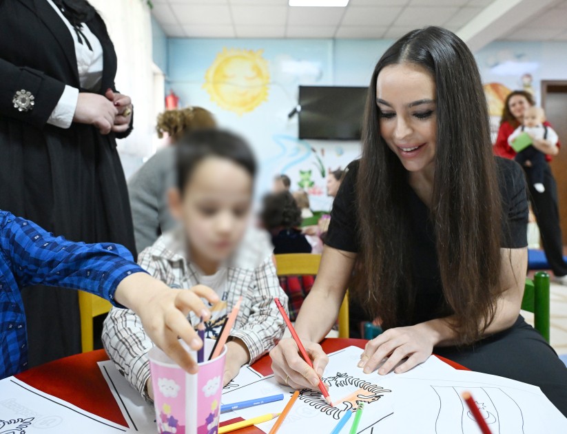 Leyla Əliyeva Tiranada Universitet Xəstəxana Mərkəzini ziyarət etdi - FOTOLAR