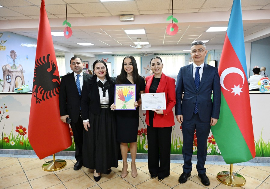 Leyla Əliyeva Tiranada Universitet Xəstəxana Mərkəzini ziyarət etdi - FOTOLAR